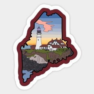 Maine by Courtney Graben Sticker